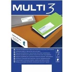 Multi 3 Самозалепващи етикети 48.5х16.9мм 100 листа