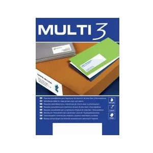 Multi 3 Самозалепващи етикети 48.5х16.9мм 100 листа