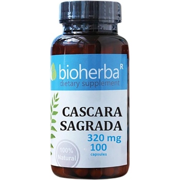 Image 1 of Bioherba Cascara Sagrada 270 mg [100 капсули]