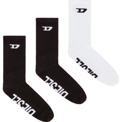 Diesel ponožky SKM-D-CREW-SPORT-SOCKS SOCKS BLACK