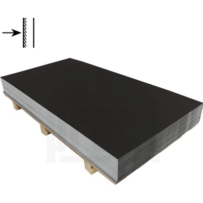 Lindab Tabule jednostranná 0,5 x 1250 x 2000 mm RAL 9005 černá
