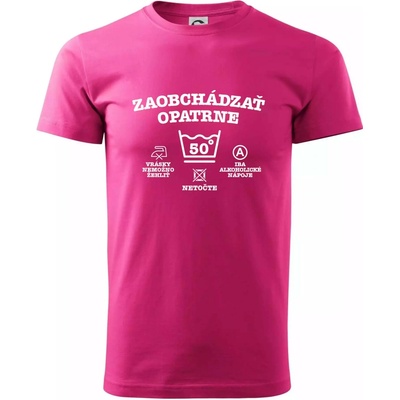 Zaobchádzať opatrne 50 tričko Purpurová