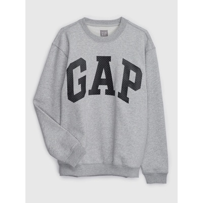 GAP mikina s logom sivá