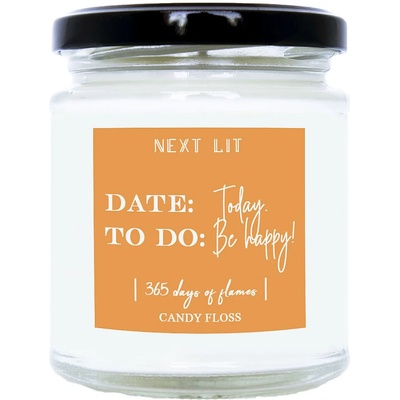 With Scent of Books Ароматна свещ Next Lit 365 Days of Flames - Be Happy (NL038)