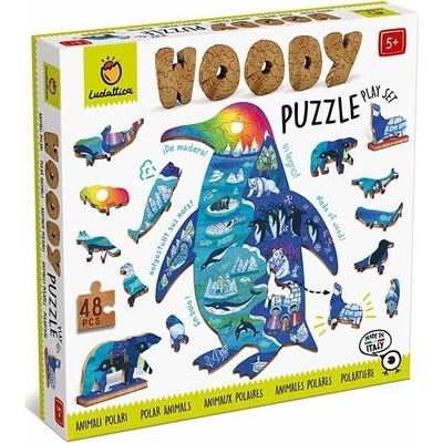 Ludattica Woody Polární Zvířátka 21696 48 dielov