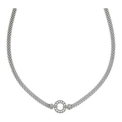 Infinity Silver Stříbrný náhrdelník s kulatou ozdobou 2021V01343