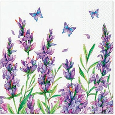 TaT Obrúsky Lavender Butterfly 33x33cm