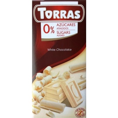 Torras Bezlepková bílá bez přidaného cukru 75 g