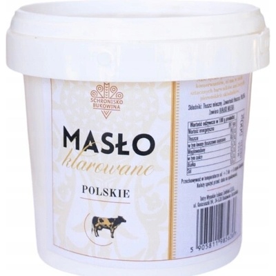 Čerstvé číre maslo 500 g Schronisko Bukowina 100 % prírodné tradičné