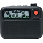 Divoom FlowToo, безжичен Bluetooth високоговорител, черен (FlowToo_black) Будилник