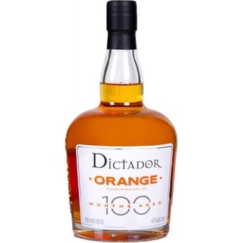 Dictador Orange 100 Months 40% 0,7 l (čistá fľaša)