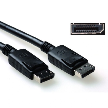 ACT AK3977 DisplayPort кабел 0, 5 м Черен (AK3977)