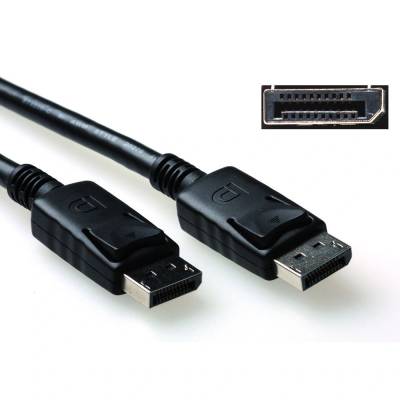 ACT AK3977 DisplayPort кабел 0, 5 м Черен (AK3977)