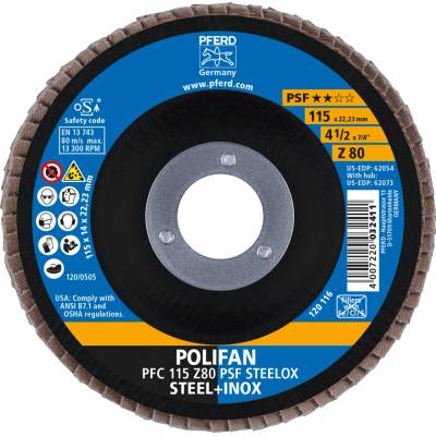 Pferd lamelový brúsny kotúč 115 mm Z80 67768115