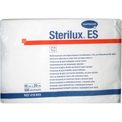 Sterilux gáza nesterilní 17v/18v. 10 x 20cm 100 ks