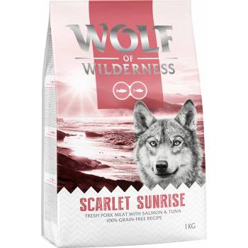 Wolf of Wilderness 5х1кг Adult Scarlet Sunrise Wolf of Wilderness суха храна за кучета със сьомга и риба тон