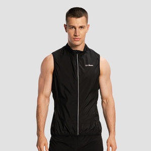 GymBeam Мъжки спортен елек за бягане Pulse X Black M