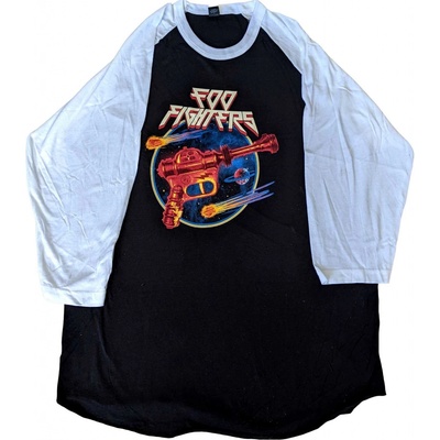 Foo Fighters tričko Ray Gun Čierna/biela