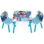 Arditex Дървена маса с 2 стола stitch