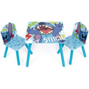 Arditex Дървена маса с 2 стола stitch