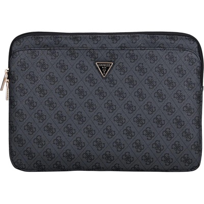 Guess Bag Sleeve 14" 4G Zipper Pocket Triangle Logo black GUCS14ZP4DPTK