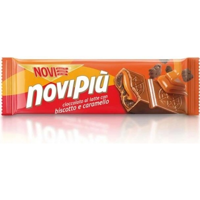 Novipiù Mléčná se slaným karamelem a sušenkou 35 g