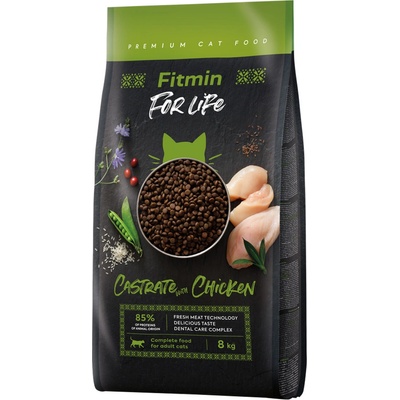 Fitmin For Life Cat Castrate Chicken 2 x 8 kg