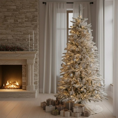 Springos CT0224 LUXUSNÝ ZASNEŽENÝ SMREK 180 CM