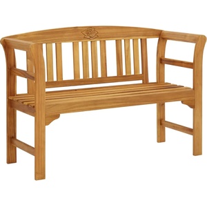 vidaXL Градинска пейка, 114 cм, акация масив (316497)