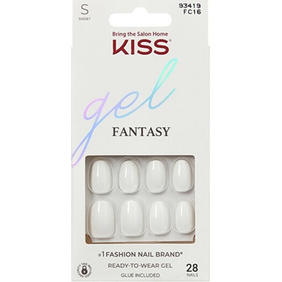 KISS Nalepovací nehty Gel Fantasy Nails Happy Hands 28 ks