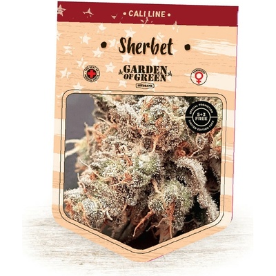 Garden Of Green Seedbank Sherbet semienka neobsahujú THC 10 ks
