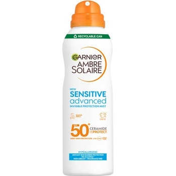 Garnier Ambre Solaire Sensitive Advanced Face Mist pleťová ochranná mlha SPF50+ 150 ml
