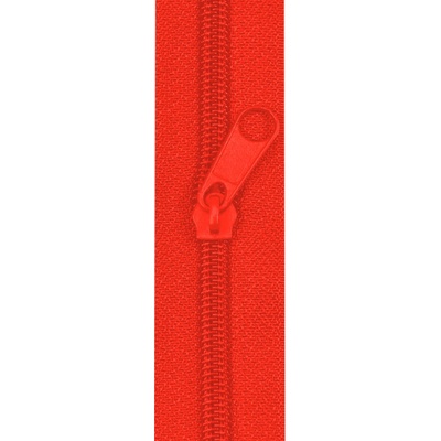 KORTEXIN Zipové pásmo 3mm červené (186) Množství: celé balení - 200m
