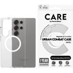 Panzer Калъф CARE - Urban Combat, Galaxy S25 Ultra, White Qi, прозрачен (5715685017025)