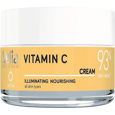 Delia Cosmetics Озаряващ дневен крем за лице с витамин C, 50 ml