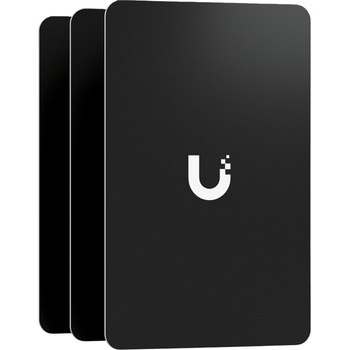 Ubiquiti A pack of 10 highly-secure NFC cards used for access control within UniFi. Color - Black (UA-CARD-B-10)
