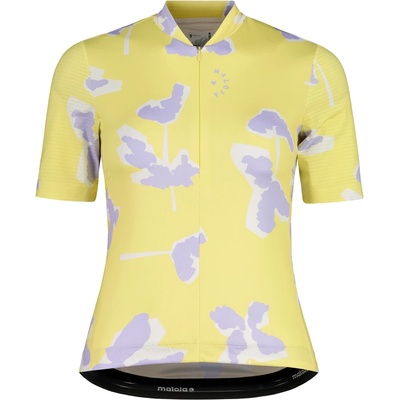Maloja Дамска фланелка с къс ръкав за колоездене Maloja Women's HochgallM. 1/2 Cycling jersey - Moonlight Sunleaf - размер XL (156-3045-0215)