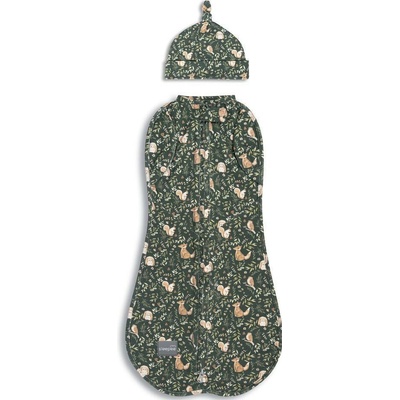 Sleepee Zavinovačka Second Step Swaddle s čiapočkou zadarmo Green Forest