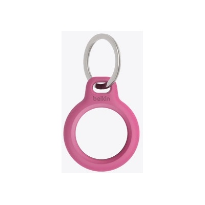 Apple Belkin Secure Holder w Keyring - Airtag - Pink (F8W973btPNK)