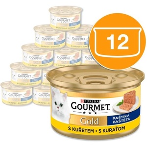 Gourmet Консерва Gourmet GOLD - пастет с пилешко месо, 12 x 85г