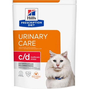 HILL'S Hill s Prescription Diet c/d Stress Грижа за пикочната система гранули за котки 400 г