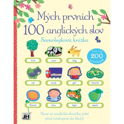 Samolep knížka/ 100 angl slov