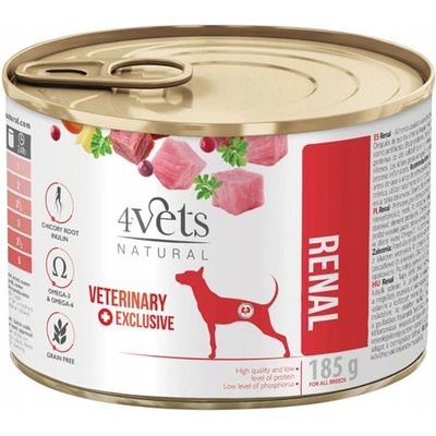 4Vets NATURAL Veterinary Exclusive RENAL 185 г