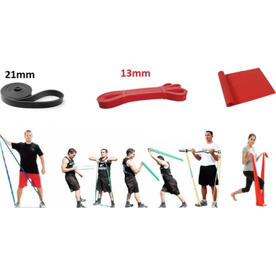 MXM Комплект тренировъчни ластици 0-40кг, 3бр