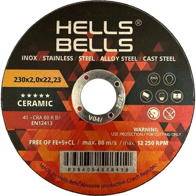 Hells Bells 230x2,0x22,2 mm HBSG23020