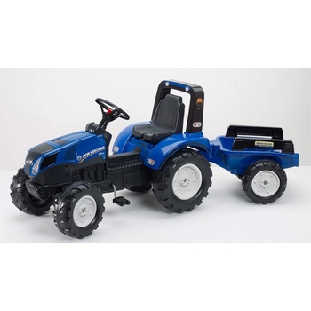 Falk FALK Šlapací traktor New Holland T8 s vlečkou FA-3090B