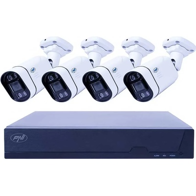 PNI IPMAX POE 5 5MP 30m NVR Система с 4 Камери и Микрофон (PNI-IP-POE5)