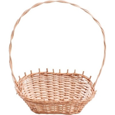 Dárkový proutěný koš světlé hnědý – Zbozi.Blesk.cz