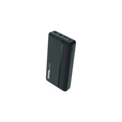 Crystal Audio Powerbank 30000 mAh 2 Ports Black
