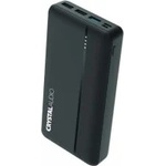 Crystal Audio Powerbank 30000 mAh 2 Ports Black